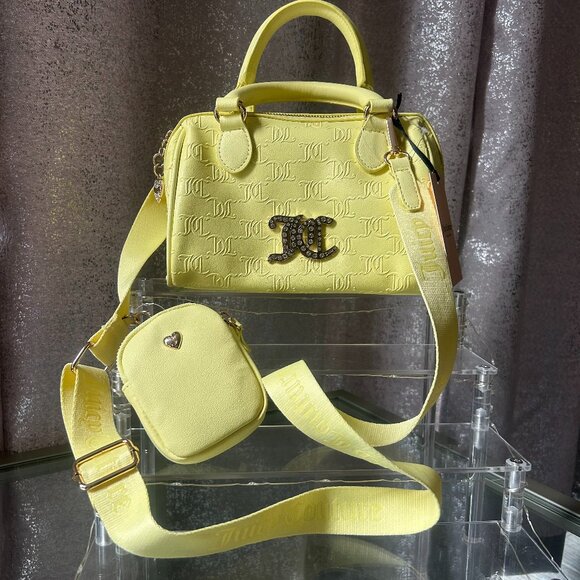Juicy Couture Handbags - JUICY COUTURE Women's All About That Bling Satchel With Coin Pouch NWT